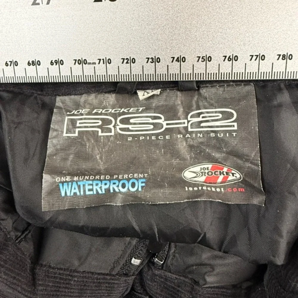 Joe Rocket RS-2 Motorcycle Rain Jacket -‎ Black/Yellow